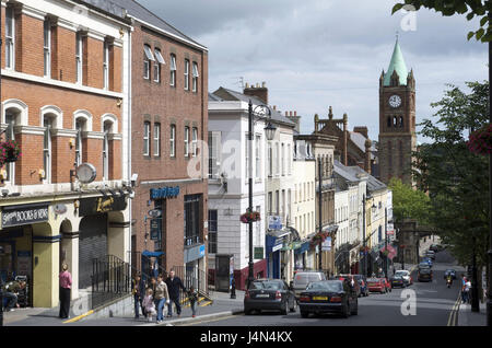 Irlanda del Nord Ulster, nella contea di Derry, Derry, Guildhall Foto Stock