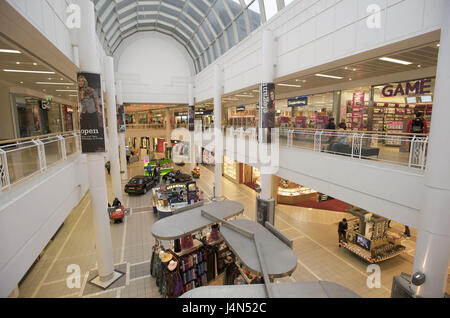 Irlanda del Nord Ulster, County Antrim, Belfast,: CastleCourt Shopping Centre, Centro shopping Foto Stock