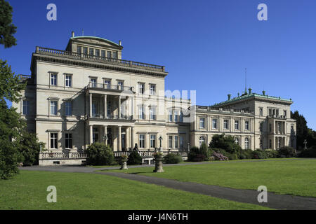 Germania, cibo, dissenteria area, Bredeney, Villa Collina, Renania settentrionale-Vestfalia, Essen-Bredeney, parco, Hill park, residence, famiglia sedile, industriale la famiglia, edificio di rappresentanza, edificio, architettura, fondazione culturale dissenteria, museo, groppa di archivio, mostre d'arte, Foto Stock