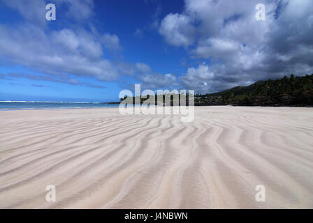 Mare, spiaggia sabbiosa, Ngazidja, Grand Comore, l'arcipelago delle Comore, Foto Stock