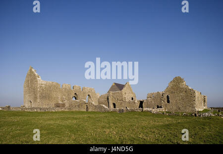 Irlanda, costa occidentale della contea di Galway, Knockmoy-Abbey, Foto Stock
