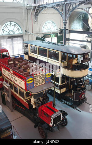Gran Bretagna, Inghilterra, London, London Transport Museum, veicoli, storicamente, Foto Stock