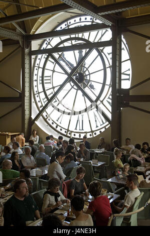 Francia, Parigi, il museo d' Orsay, caffetteria, ospiti Foto Stock