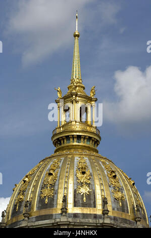 Francia, Parigi, invalida la cattedrale, a cupola, dettaglio Foto Stock