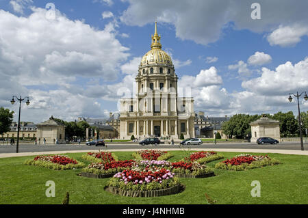 Francia, Parigi, invalida la cattedrale, park, Foto Stock