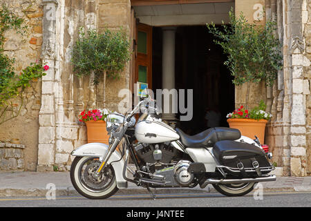 Harley Davidson, Bargemon, Var, Provence-Alpes-Côte d'Azur, in Francia Foto Stock
