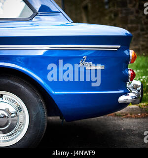 Un blu Hillman Imp offerte Foto Stock