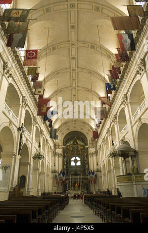 Francia, Parigi, invalida la cattedrale, vista interna, Foto Stock