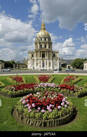 Francia, Parigi, invalida la cattedrale, park, Foto Stock