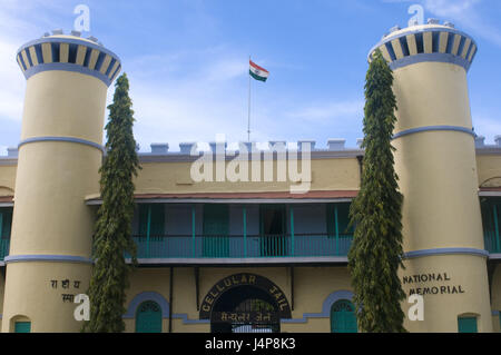 Il carcere, Port Blair, Andamanen, India, Foto Stock