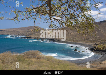 Costa, Baia Mare, Santiago, Kapverden, Foto Stock