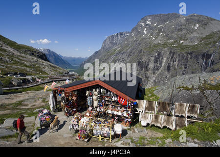 Norvegia, More og Romsdal, Trollstigen, souvenir, business Foto Stock