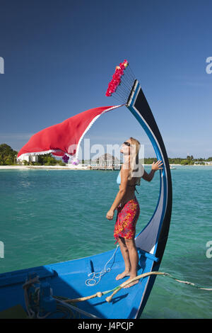 Vacanze, Maldive, Maldive, Kandooma, sud volte atoll, Foto Stock