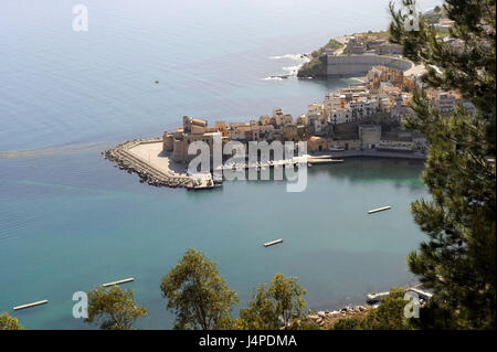L'Italia, sicilia, Castellammare del Golfo, vista locale, Foto Stock