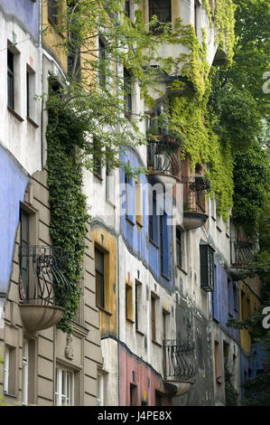 Austria, Vienna, 100 acqua house, Foto Stock