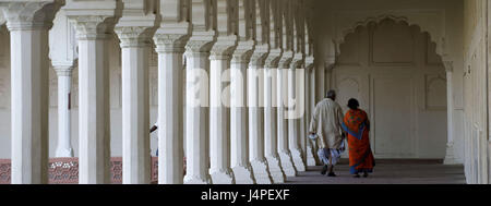 India, Uttar Pradesh, Agra Red Fort, Khas Mahal, privatamente palace di Shah Jahan, Foto Stock