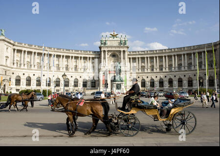 Austria, Vienna, eroico square, New Castle, cabina, Foto Stock