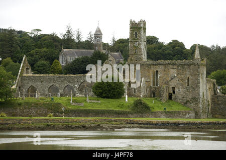 Irlanda, Munster, Cork County, Timoleague, Timoleague Convento, Foto Stock