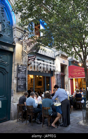 Francia, Parigi, le sistemazioni latino, Rue de la Harpe, Foto Stock