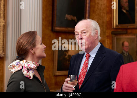 Simon Courtauld al oldie pranzo letterario 9/5/17 Foto Stock