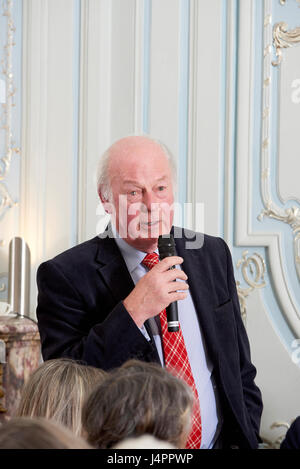 Simon Courtauld al oldie pranzo letterario 9/5/17 Foto Stock