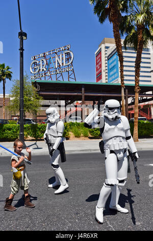 Las Vegas, Nevada, 13 maggio 2017 - Helldorado giorni parata tenutasi sabato, 13 maggio 2017 nel centro di Las Vegas. Foto: Ken Howard/Alamy Live News Foto Stock