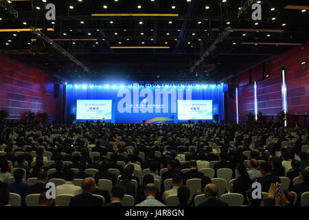 Pechino, Cina. 14 Maggio, 2017. La cinghia e il Forum su strada (BRF) per la cooperazione internazionale si apre a Pechino, capitale della Cina, 14 maggio 2017. Credito: Zhang Duo/Xinhua/Alamy Live News Foto Stock