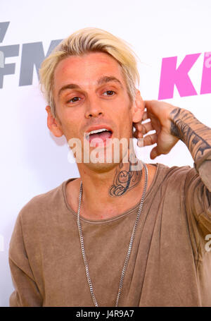 Carson, CA. 13 Maggio, 2017. Aaron Carter a 102,7 KIIS FM's 2017 Wango Tango al centro StubHub il 13 maggio 2017 a Carson, California. Credito: Faye Sadou/media/punzone Alamy Live News Foto Stock