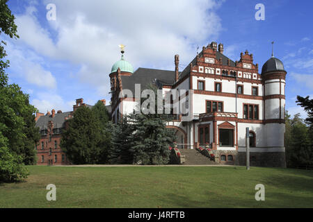 Germania, Lübstorf, ufficio di Lützow-Lübstorf, Meclemburgo-Pomerania occidentale, castello Wiligrad, Foto Stock