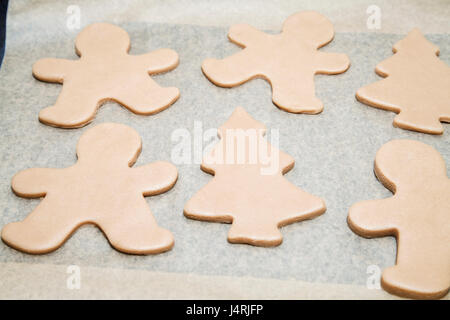 Gingerbread forme Foto Stock