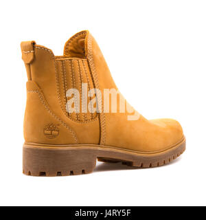 Timberland Lyonsdale Chelsea frumento Donna Stivali in pelle - UN11VC Foto Stock