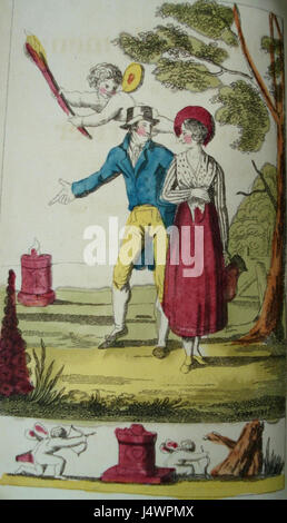 "Le bellezze di Imen" è un'opera classica spesso associata alla mitologica figura greca Imen, il dio del matrimonio. Il lavoro esplora temi di amore, matrimonio e i ruoli delle relazioni romantiche nelle culture antiche. Foto Stock