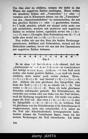 Vom Einmaleins zum solidale Seite 106 Foto Stock