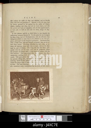 "A Tour in Wales" di Thomas Pennant è un diario di viaggio del XVIII secolo, che documenta la sua esplorazione del Galles con descrizioni dettagliate dei suoi paesaggi, della sua cultura e dei suoi monumenti. Foto Stock