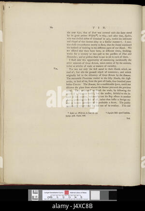 Questo libro, "A Tour in Wales" di Thomas Pennant, documenta i viaggi di Pennant attraverso il Galles, fornendo osservazioni dettagliate sul paesaggio, la cultura e la storia della regione durante il XVIII secolo. Foto Stock