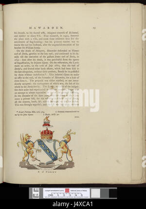 "A Tour in Wales" di Thomas Pennant, pubblicato nel XVIII secolo, è un resoconto di viaggio che descrive le osservazioni di Pennant durante la sua esplorazione del Galles. Il libro copre la storia, la cultura e i luoghi di interesse gallesi, offrendo una panoramica del paesaggio e della gente gallese. Foto Stock