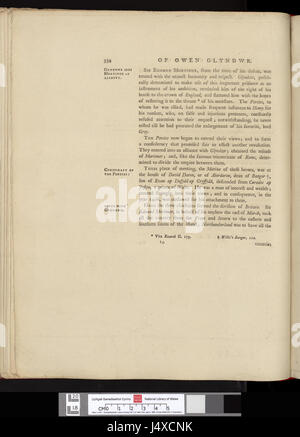 "A Tour in Wales" di Thomas Pennant è un diario di viaggio del XVIII secolo che esplora le bellezze naturali, la cultura e la storia del Galles. Pennant fornisce osservazioni dettagliate sul paesaggio, le persone e i costumi, offrendo ai lettori una ricca prospettiva sul patrimonio gallese durante quel periodo. Foto Stock