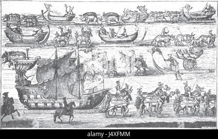 Trattato di Nystad celebrazione a Mosca Foto Stock