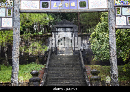 Minh Mang Tomb, tonalità, Vietnam Foto Stock