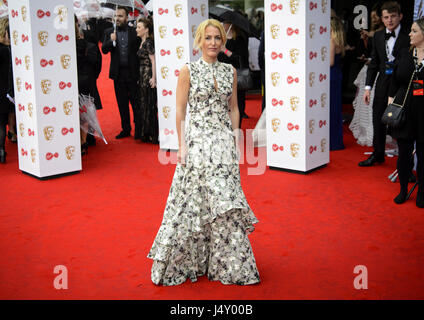 Gillian Anderson che arrivano per la Vergine TV British Academy Awards televisione 2017 tenutasi presso la Sala del Festival a Southbank Centre di Londra. Stampa foto di associazione. Picture Data: domenica 14 maggio, 2017. Vedere PA storia SHOWBIZ BAFTA. Foto di credito dovrebbe leggere: Matt STANLEY A. CROSSICK/PA FILO Foto Stock