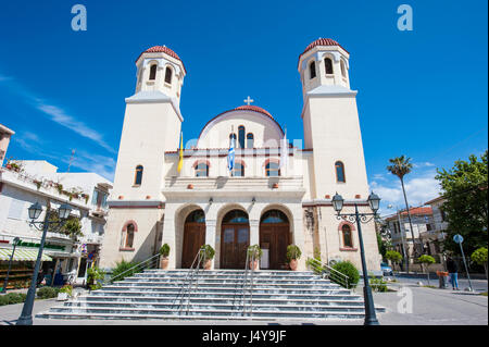 Quattro martiri chiesa (noto anche come Tesseris Martyres) in Rethymnon, Creta. Foto Stock