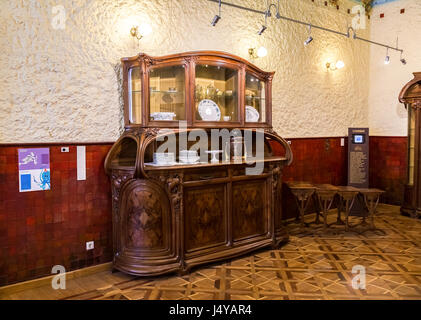 Samara, Russia - 14 Maggio 2017: l'interno di una delle sale del museo di Samara Kurlina's House Foto Stock