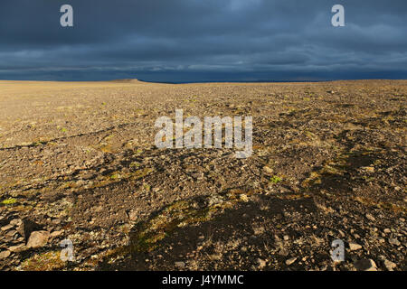 Altopiano Putorana, tabella montagne. A nord della Russia. La Siberia. Taimyr peninsula. La Russia. Foto Stock