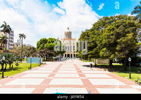 Il Museo de la Revolucion Havana cuba, il museo della rivoluzione cubana Havana, Museo de Revolucion edificio, esterno, anteriore, Museo de Revolucion Cuba, Foto Stock