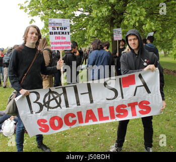 Bedford, Regno Unito. 13 Maggio, 2017. Protesta per arrestare Yarl il legno e tutte le altre in materia di immigrazione nei centri di detenzione in UK Credit: Aghil Maniavi/Alamy Live News Foto Stock