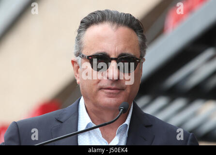 Hollywood, CA. 15 Maggio, 2017. Andy Garcia, a Ken Corday onorato con la stella sulla Hollywood Walk of Fame sulla Hollywood Walk of Fame In California il 15 maggio 2017. Credito: Fs/media/punzone Alamy Live News Foto Stock