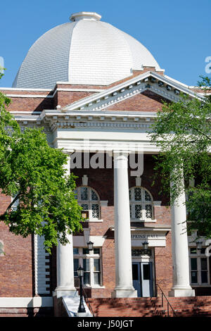 Alabama, Macon County, Tuskegee, Tuskegee Institute National Historic Site, Tuskegee University, campus, Tompkins Hall, istruzione superiore, fondata dal Dr. Booke Foto Stock