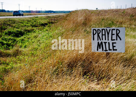 Alabama Highway 80, Selma, movimento dei diritti civili, marzo, segregazione, diritti di voto, neri africani minoranza etnica, storia, visitatori viaggio t Foto Stock