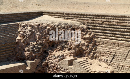 Il Early Dynastic Tombe dei Re Den e Djer a Abydos, Medio Egitto Foto Stock