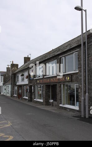 Esterno del pacchetto a vapore Inn Isola di Whithorn Scozia Settembre 2009 Foto Stock